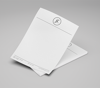 A4 single sided letterheads 120gsm bond